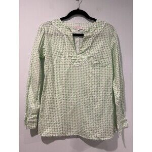 Kayce Hughes Top Womens 6 Cotton Lightweight Cottage Vacation Travel Prairie